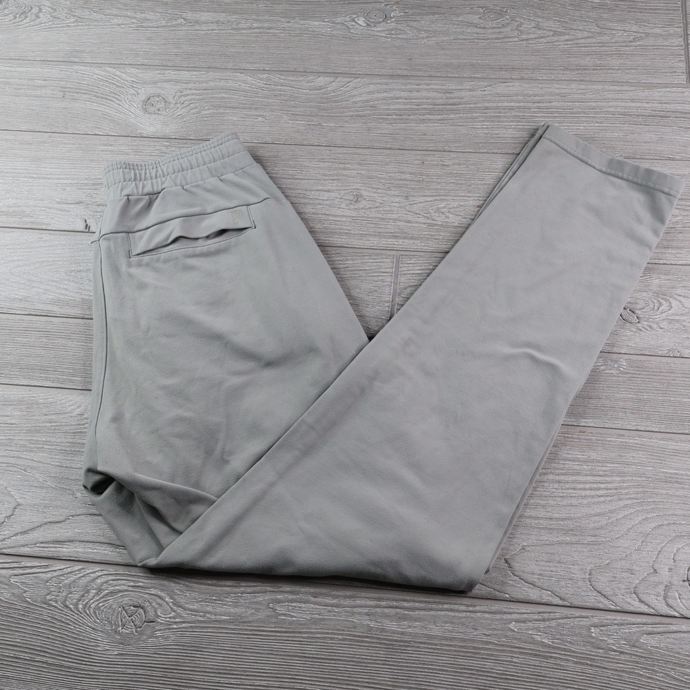Public Rec Pants Mens 30x32 Gray All Day Every Day Jogger Zip Pocket Stretch